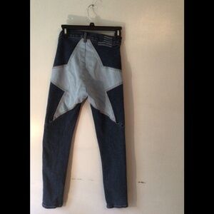 REVICE JEANS WITH STAR MOTIFF AT THE BACK SZ 25